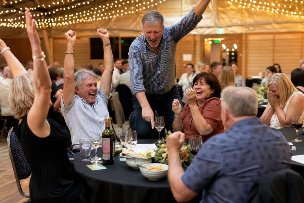 Trivia Glory — Table 4 won music trivia by half a point — and they have not stopped talking about it since.
